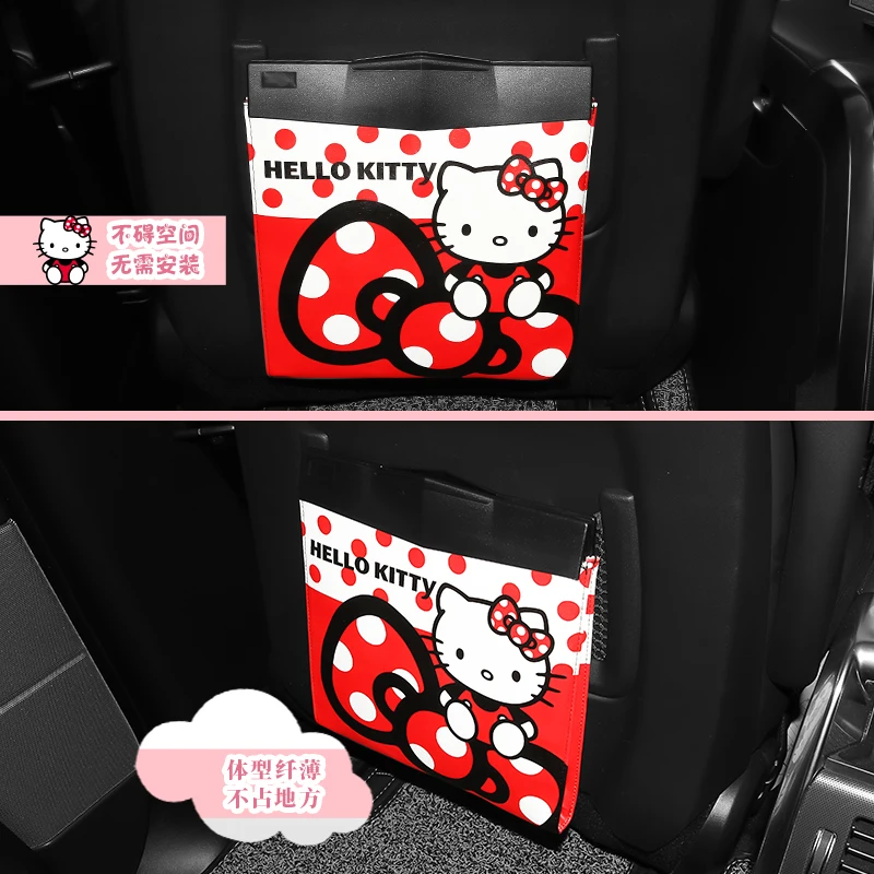 Рисунок «Hello Kitty» Автомобильная корзина для мусора малые мешки для мусора для подвесного стула задняя Сумка для хранения на кухне раковина для мусора пластиковые мешки для мусора Автомобильное Мусорное ведро