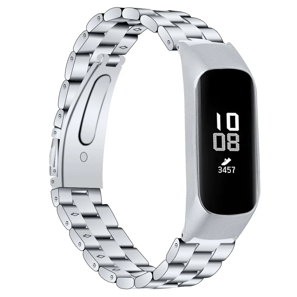 Модный ремешок для часов для samsung Galaxy Fit-e SM-R375 R375 смарт-браслет для мужчин и женщин Замена t из нержавеющей стали ремешок для часов