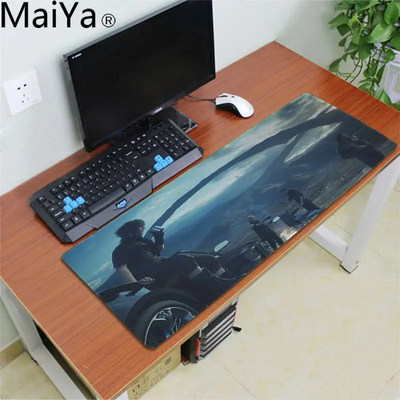 LockEdge 40x90cm MaiYa Высокое качество final fantasy xv индивидуальные коврики для мыши Компьютерные Аниме Коврик для мыши и ноутбука прочный резиновый коврик для мыши - Цвет: LockEdge 40x90cm