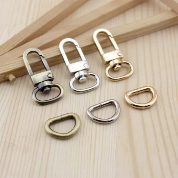 10 компл./лот бронзовые серебряные детали для сумок и аксессуары Пряжка чемодана