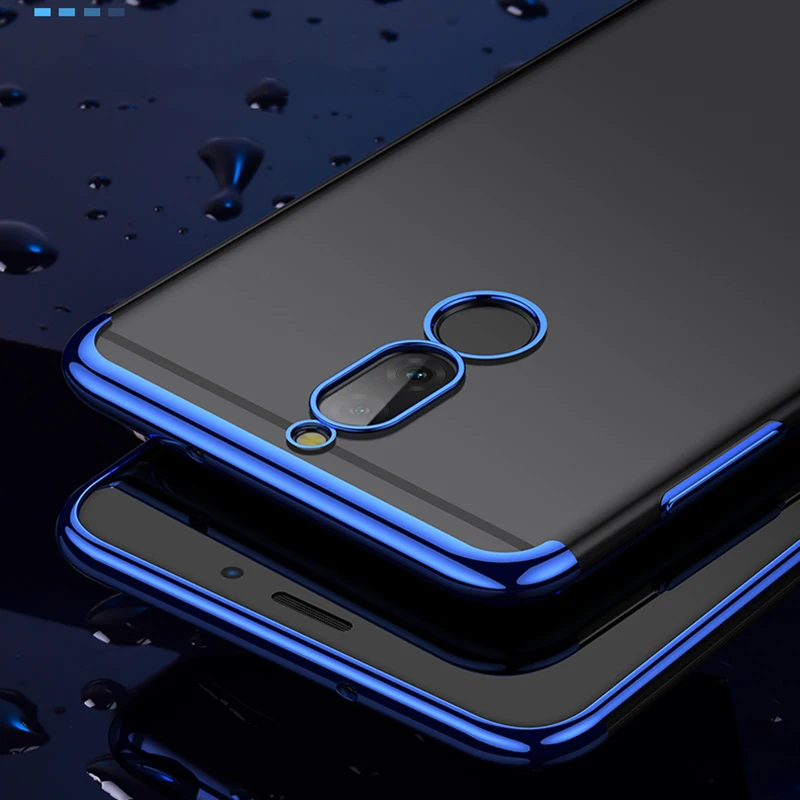 MAKAVO для Huawei Mate 10 Lite чехол 3D Лазерное покрытие роскошный ТПУ Мягкий Прозрачный Huawe