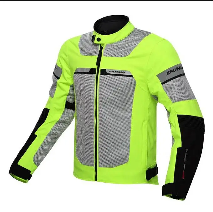 2017 флуоресцентная зеленая сетчатая дышащая одежда для мотогонок куртки
