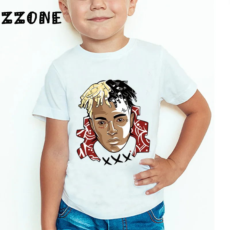 Летние топы высокого качества для мальчиков и девочек Xxxtentacion футболка с принтом