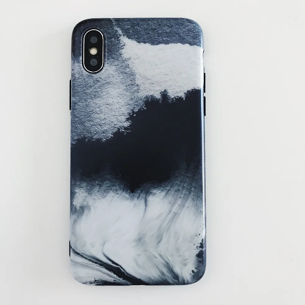 Роскошный чехол для телефона iphone XS XR Max Mountain Peak Forest Мягкий силикон IMD TPU 6 6s 7 8 Plus X |