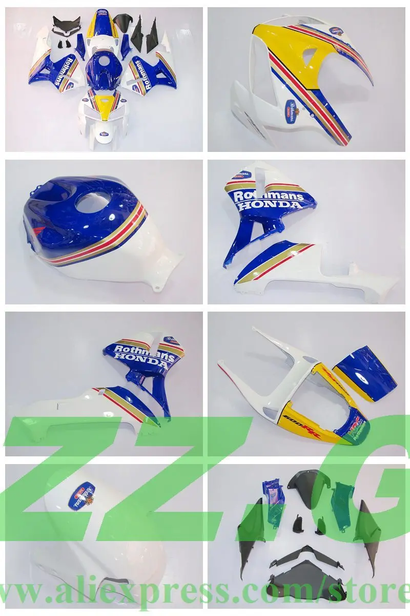 

pre_drilled bodywork for CBR600 Painted CBR600RR 05 06 F5 CBR 600 RR 2005 2006 Blue white injection fairings part #22Y7T LZZ.GP