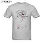 Мужская хлопковая футболка, с круглым вырезом и надписью на заказ, 2017