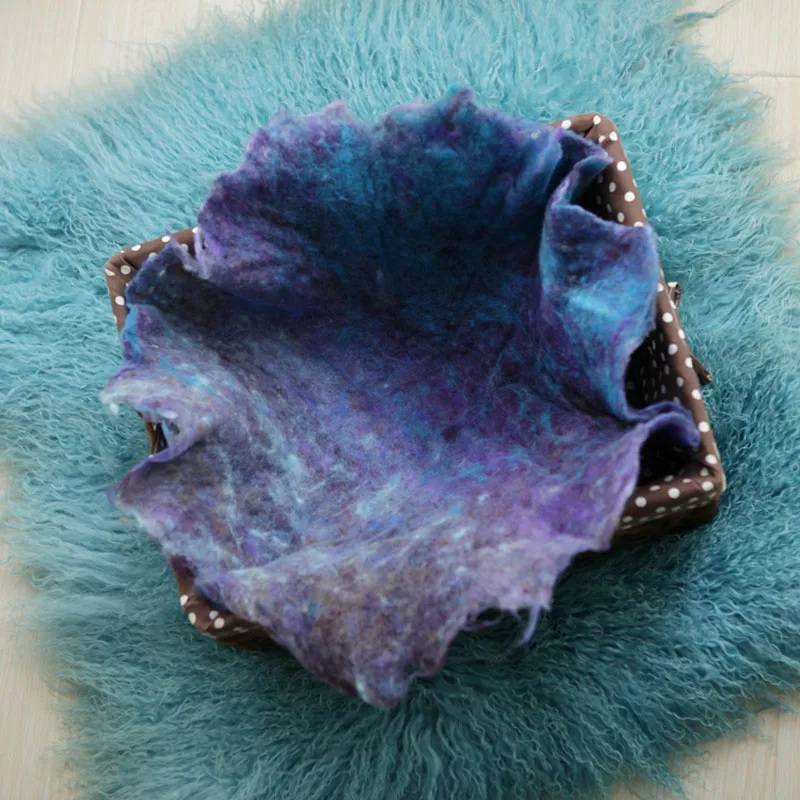 Детский наряд для фотосессии 100% шерсть ручной работы Одеяло новорожденных