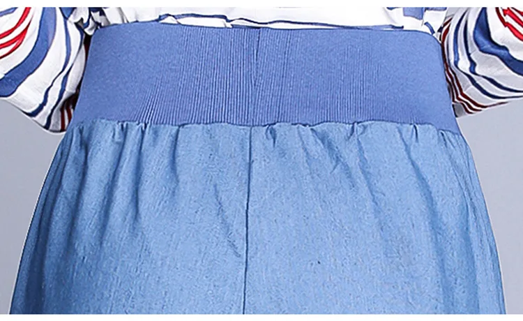Women Plus Size S-4XL Long Denim Jeans Female Trousers Vintage Blue Solid Harem Wide Leg Pants High Waist Autumn Loose 2018 |