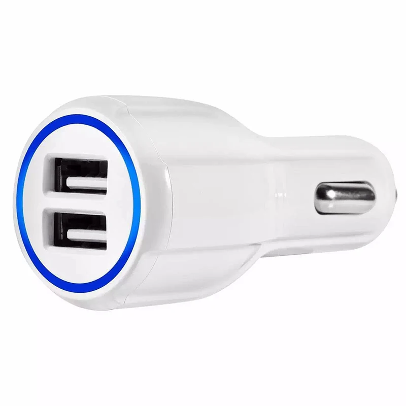 Автомобильное зарядное устройство с двумя usb портами 12В 1.6A Max Quick Charge QC 3 0