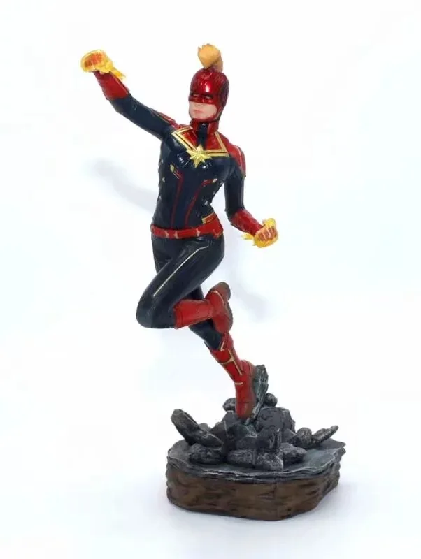 Marvel мстители капитан Марвел Статуэтка из ПВХ фигурка модель игрушки