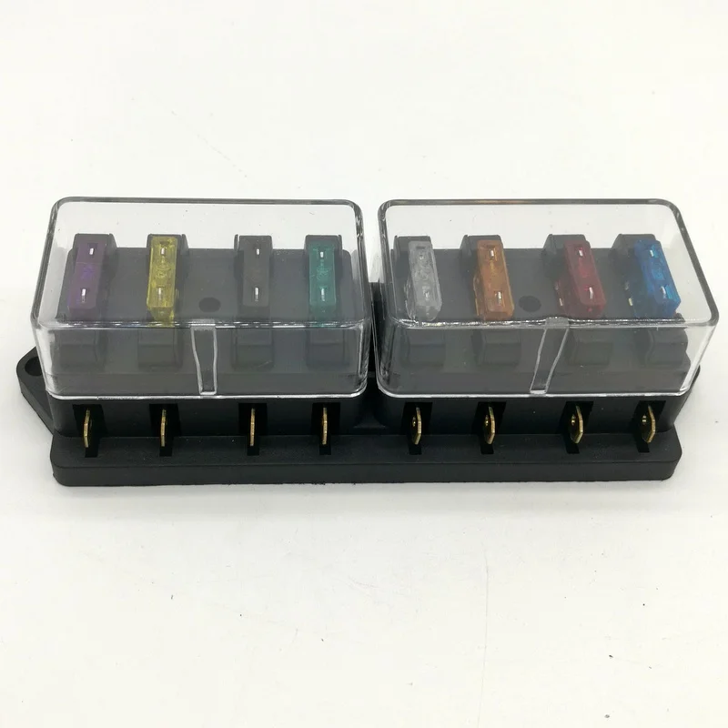 Универсальный 12v 8Way блок предохранителей держатель предохранителя аксессуары предохранителя