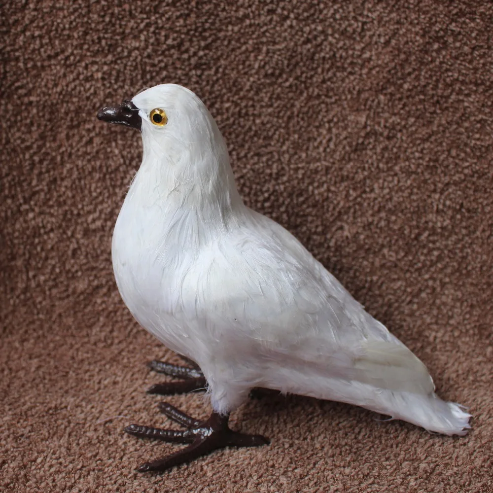 Nordic белый голубь искусственный птица голуби дворовый садовый декор для офисного