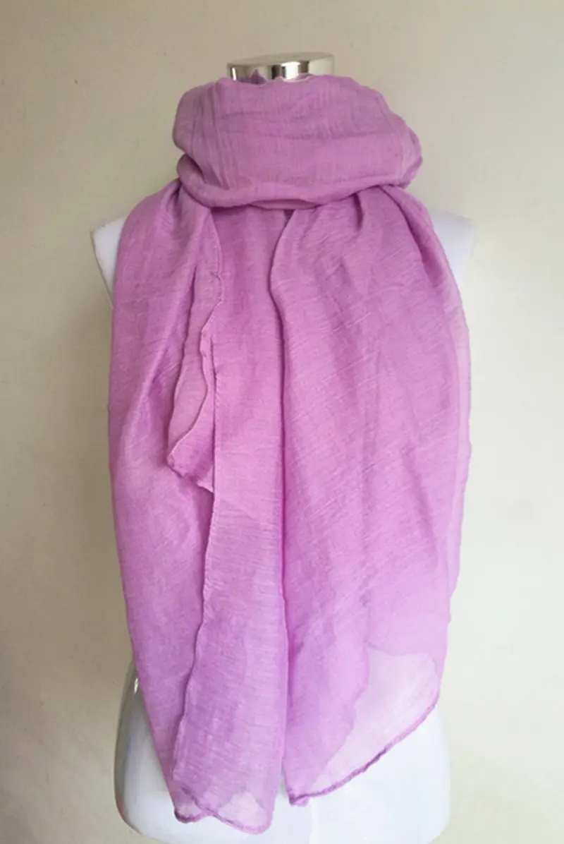 

10pcs/lot New Fashion spring Women Scarf Vintage Ladies Solid Color Black Red White Scarves Warp summer women's scarf long shawl