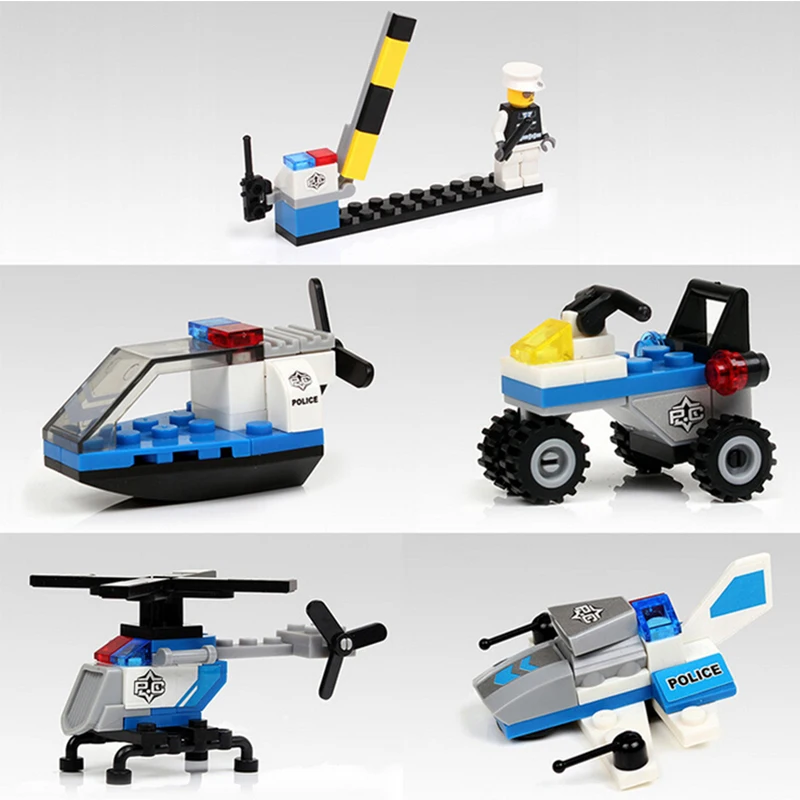 Горячие Игрушечные лошадки 5/Наборы для ухода за кожей город полицейский серии DIY