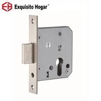 door lockcase lock core passage handle lock indoor door lock 55mm lockbody hardware invisible door indoor piping