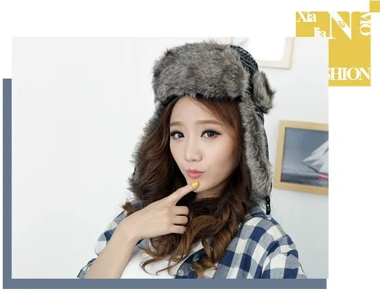 4H814 Foreign trade of high quality warm Bomber Hats 2014 FREE SHIPPING Winter hat | Аксессуары для одежды