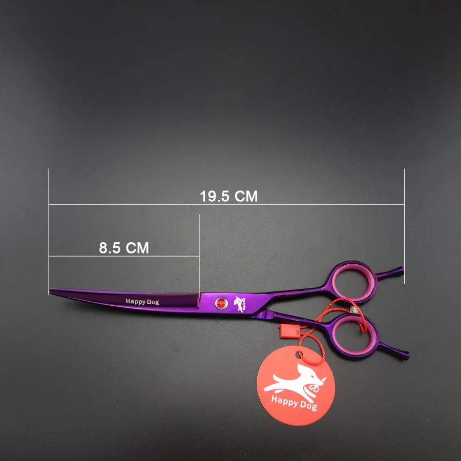 7 0 дюймов профессиональные ножницы для ухода за собакой изогнутые + стальная