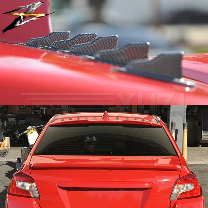 10 шт. углеродное волокно акульих плавников Автомобильная декоративная антенна