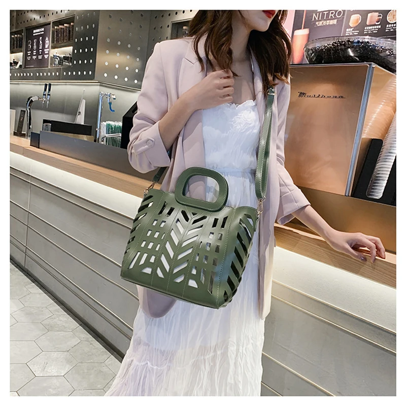 Ажурная дамская сумочка Ansloth качественная сумка через плечо из искусственной