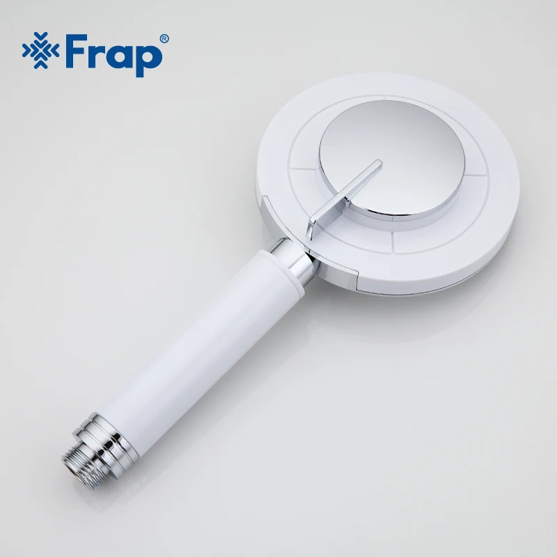Frap Four Adjustment Water saving Round ABS shower head white plastic hand hold bath Bathroom Accessories F008 | Обустройство дома