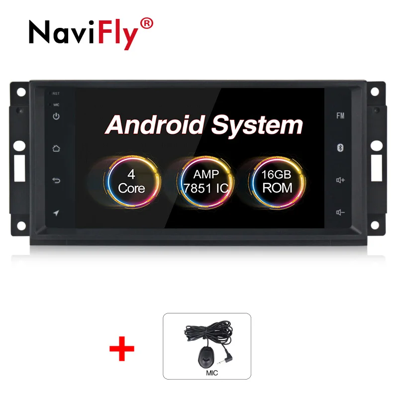 Car Multimedia Android 8,1 HD 1024*600 головное устройство gps Navi Радио Стерео dvd-плеер для автомобиля JEEP Патриот компас DODGE Journey Chrysler Sebring - Цвет: Car Multimedia