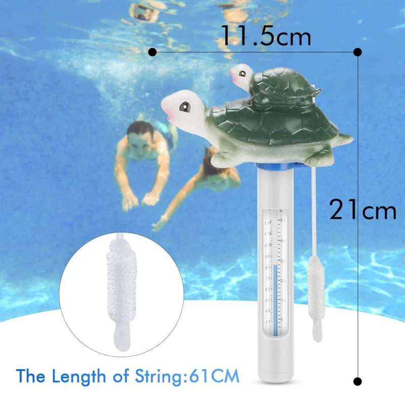 Плавающий Термометр для воды в бассейнах с милым животным рисунком
