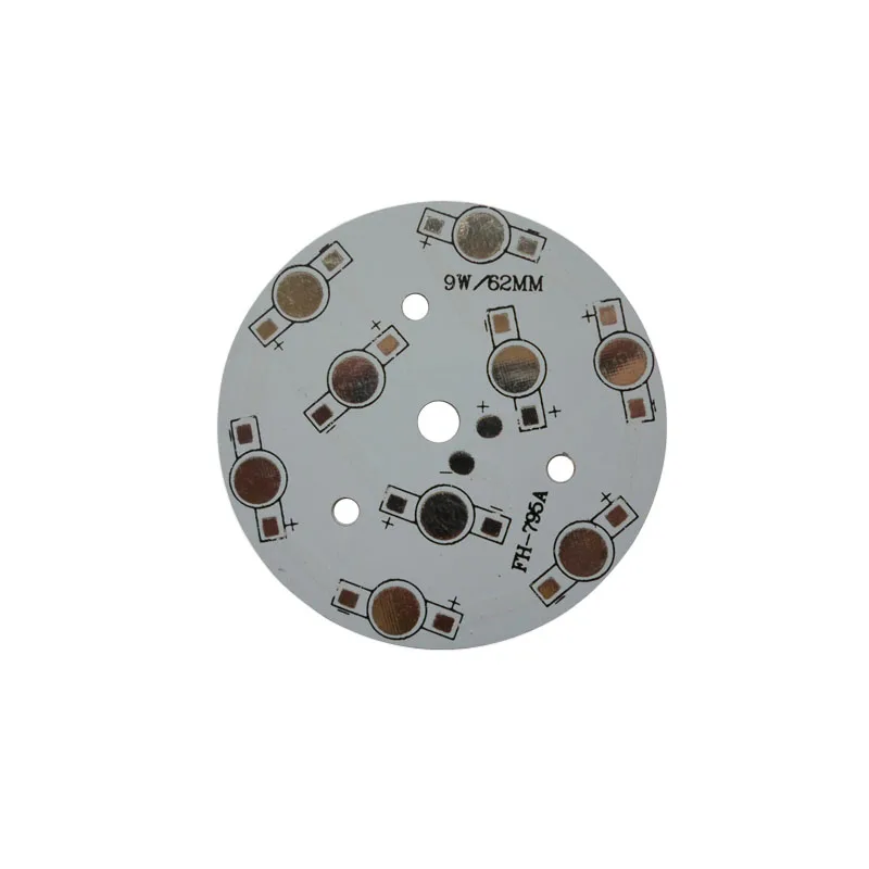 

500X Wholesale 9W aluminum pcb for high power led lighting DIY express free shipping