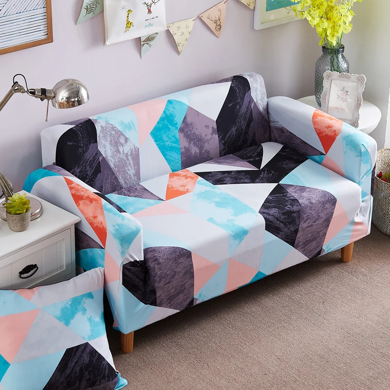 Чехлы для дивана с цветочным узором облегающий чехол полноразмерный