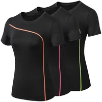 new workout tops for women gym tank top workout shirt quick dry fitness top short sleeve sport shirts patchwork tennis jerseys