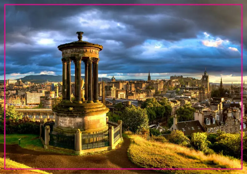 Туристические магниты наклейки для домашнего декора эдинбургские на