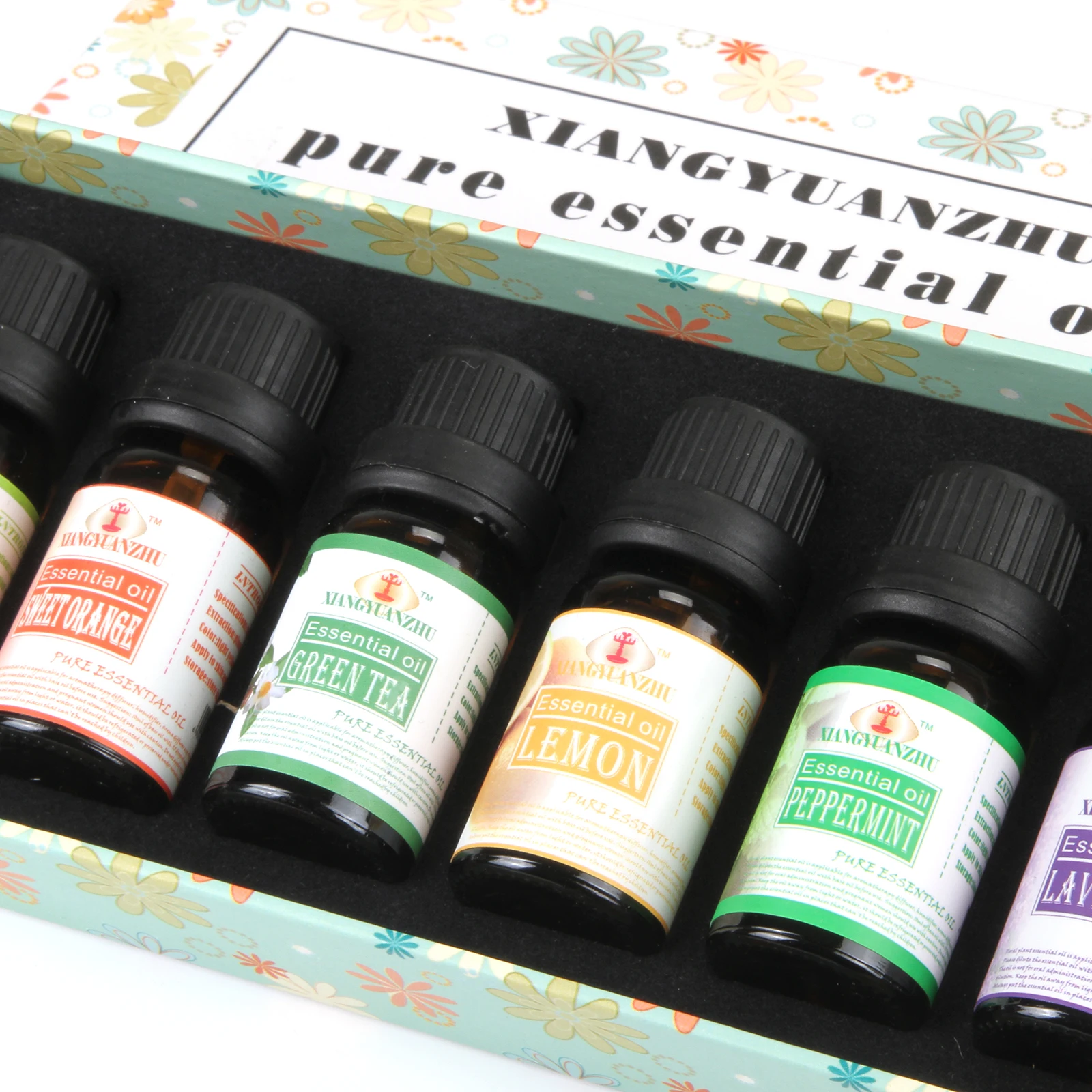 6 шт./компл. набор из 100% натуральных ароматерапевтических масел 10 мл для