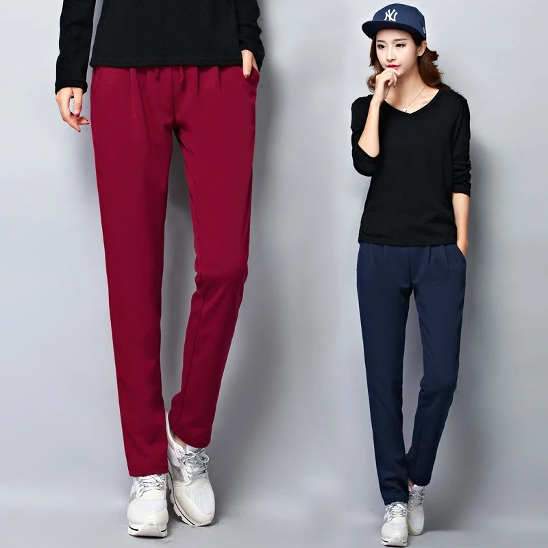

Harem Women Pants High Waist Autumn full lenghth loose Elastic Women Casual Sweatpants 5XL 6XL