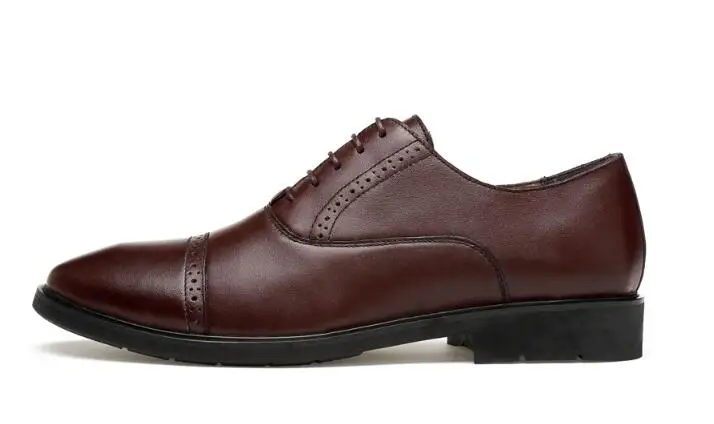 

Big Size 39-45 Men Dress Shoes Black Italian Mens Derby Shoes Business Lace Up Formal Shoes For Man