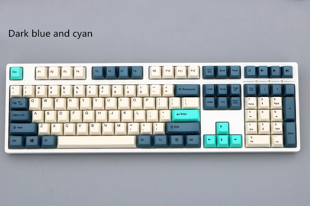 108 клавиш сублимированный pbt брелок для механической клавиатуры Cherry filco Ducky keycap Вишневый профиль продаются только брелки