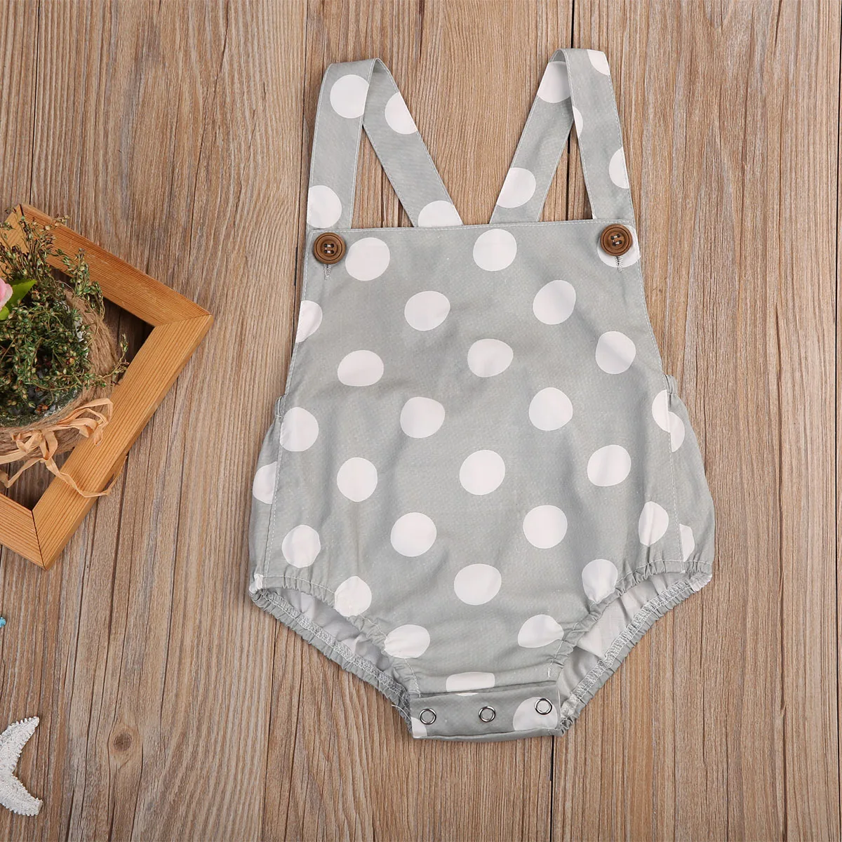 Милый Летний детский хлопковый комбинезон в горошек для девочек|summer baby girl romper|baby