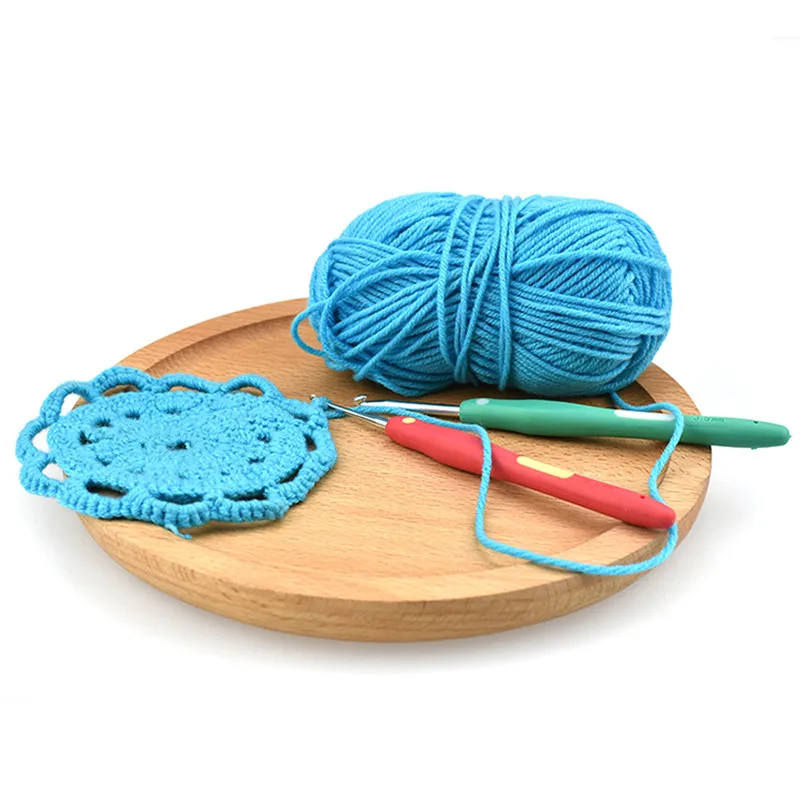 KOKNIT, 9 шт., крючки для вязания крючком, эргономичная ручка, мягкая резина, TPR ручка, алюминиевые спицы для вязания, для рукоделия, набор для плетения, инструмент для ткацкого станка