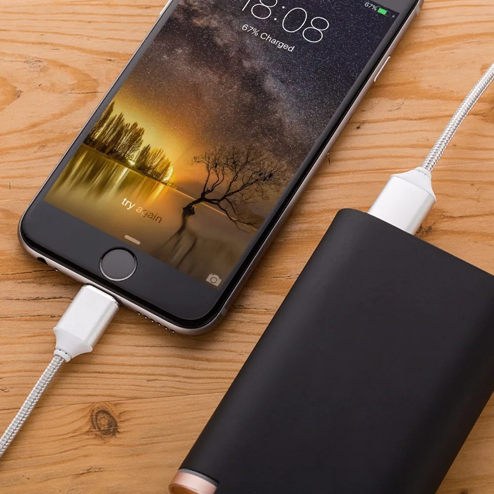 Магнитный кабель 2.4A оригинальный Moizen M2 для зарядки и передачи данных iPhone 7 plus 6s 6 s e