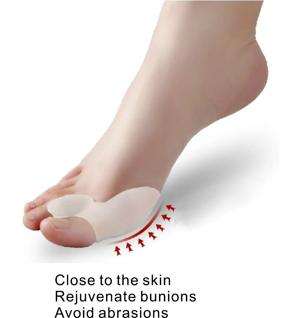 ) Разделитель большого пальца ноги разделяющий гель разделитель при вальгусной