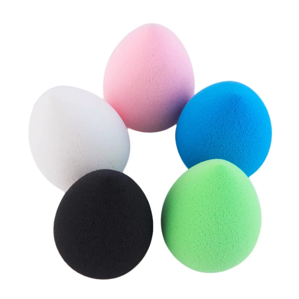 5 видов цветов милый косметический макияж в форме капель воды смешивание губок