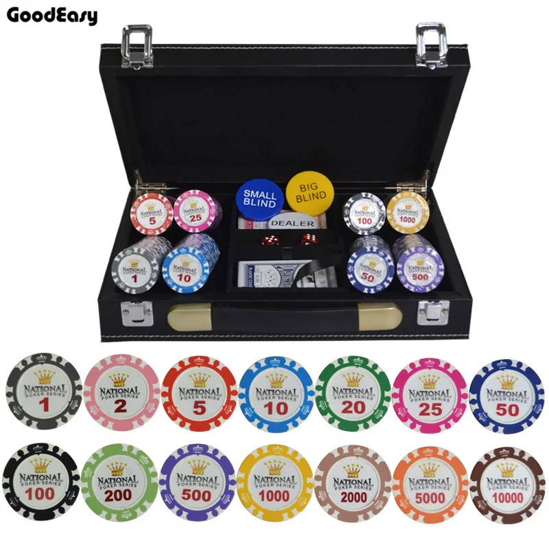 200pcs Leather 100/200/300/400/500 шт./компл. Золотая Корона покер чип глины Casino Chips в форме фишек Казино Техасский Холдем комплекты с ПУ-кожа Чехол/коробка/костюм чехол - Цвет: 200pcs Leather