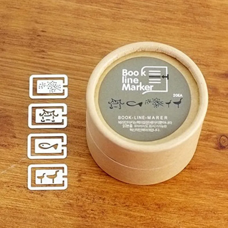 20 шт./компл. мини милые металлические закладки клипсы набор милых серебряных