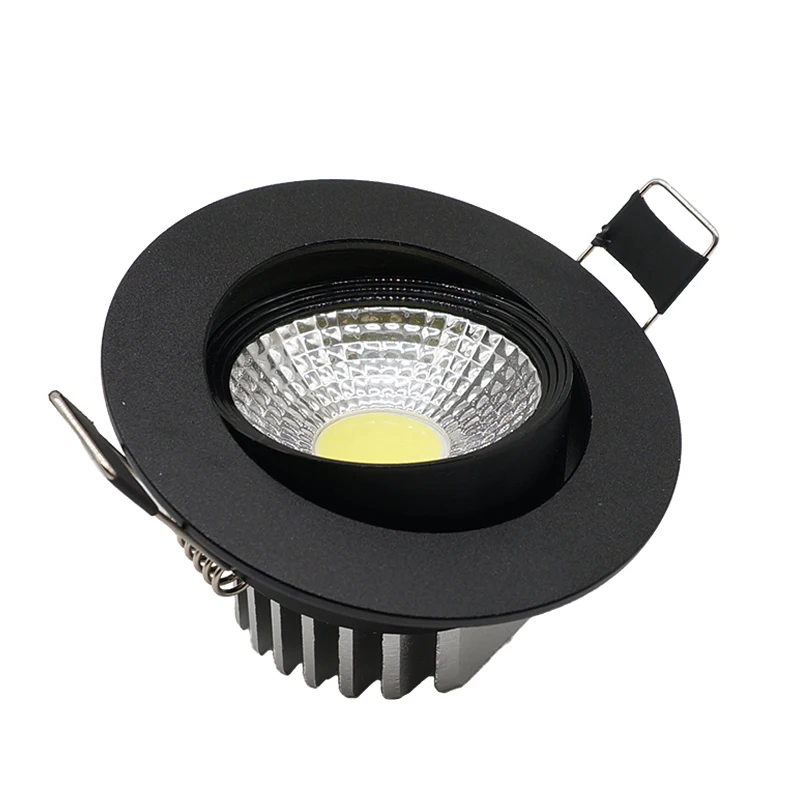 Затемняемый 9 Вт утопленный точечный светодиодный потолочный светильник лампа