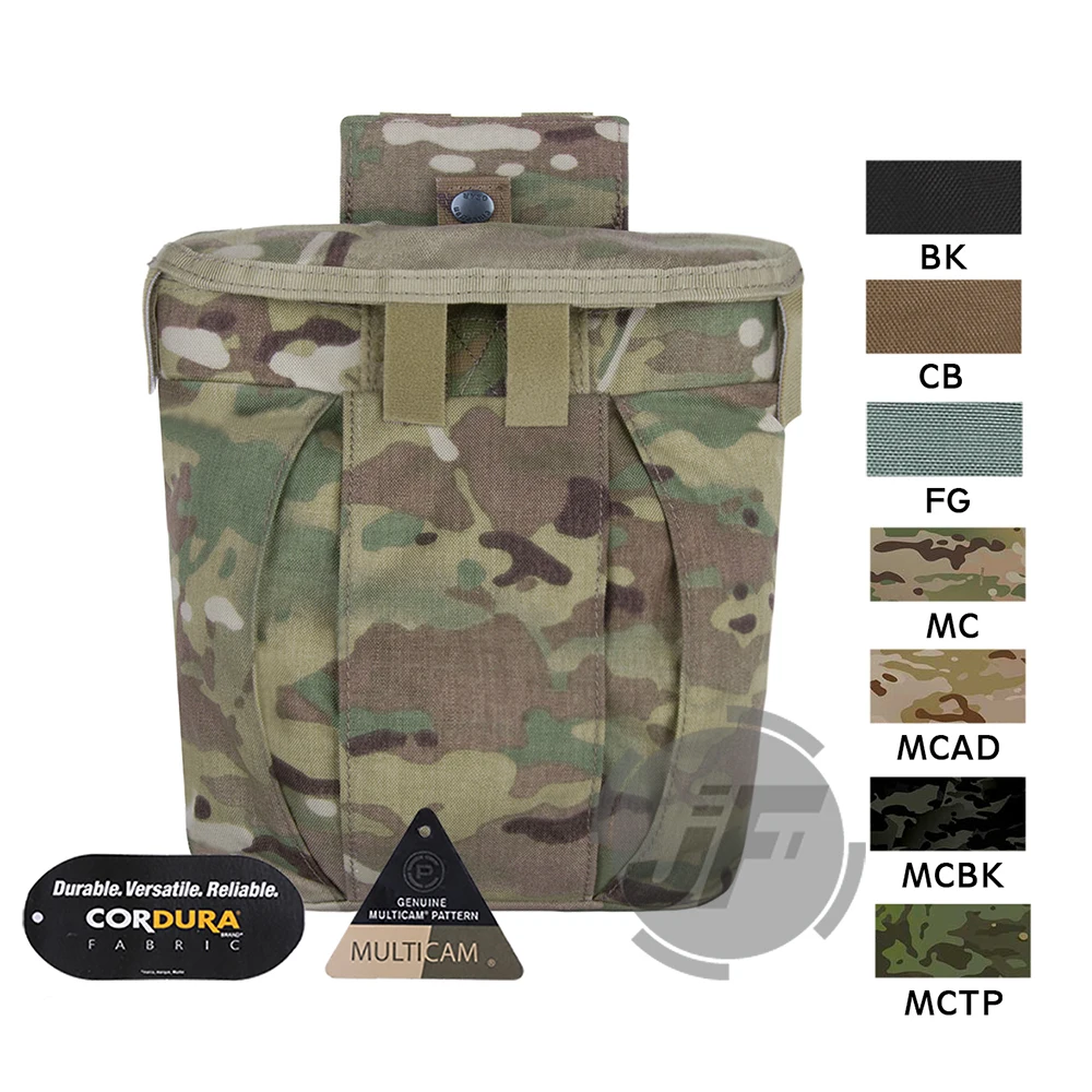 

Emersongear Tactical Duty Belt Pouch Dump Pouch MOLLE PALS Drop-Hip Dump Mag Pouch Emerson Magazine Stiff Opening Storage Bag