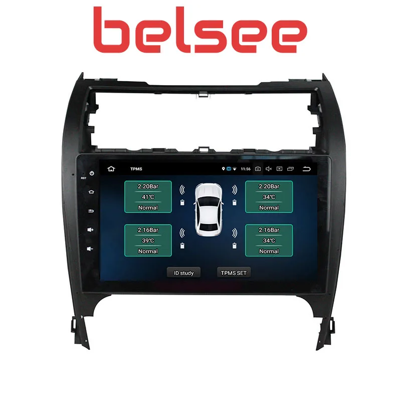 Автомагнитола Belsee для Toyota Camry стерео система на Android 10 1 с экраном 8 0 дюйма 2012 2013 2015