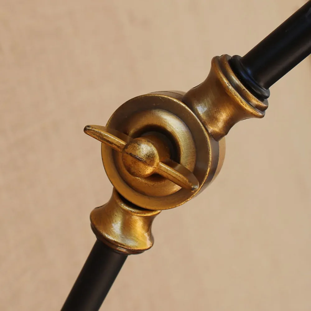 Чердак промышленный металлический классический черный креативный Регулируемый