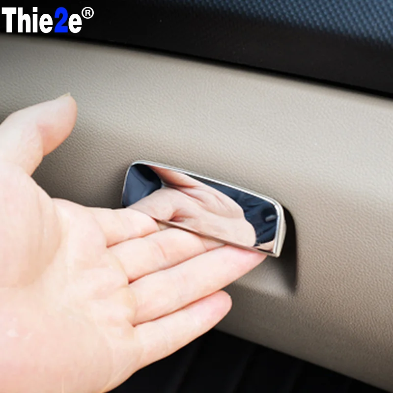 ABS перчаточный ящик с ручкой хромированная перчатка наклейка для Hyundai Verna Solaris 2012