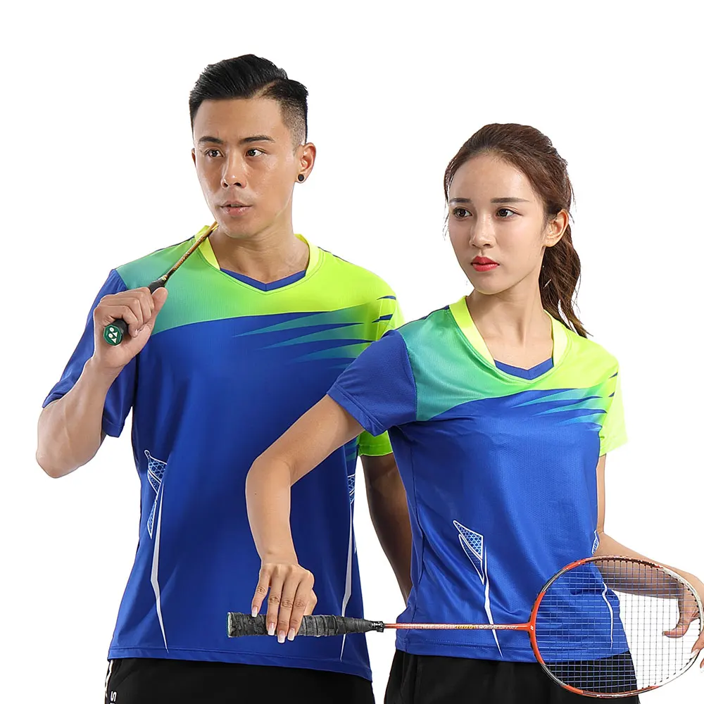 Новый стиль Бадминтон футболка теннисная Футболка Мужская/Женская теннисные