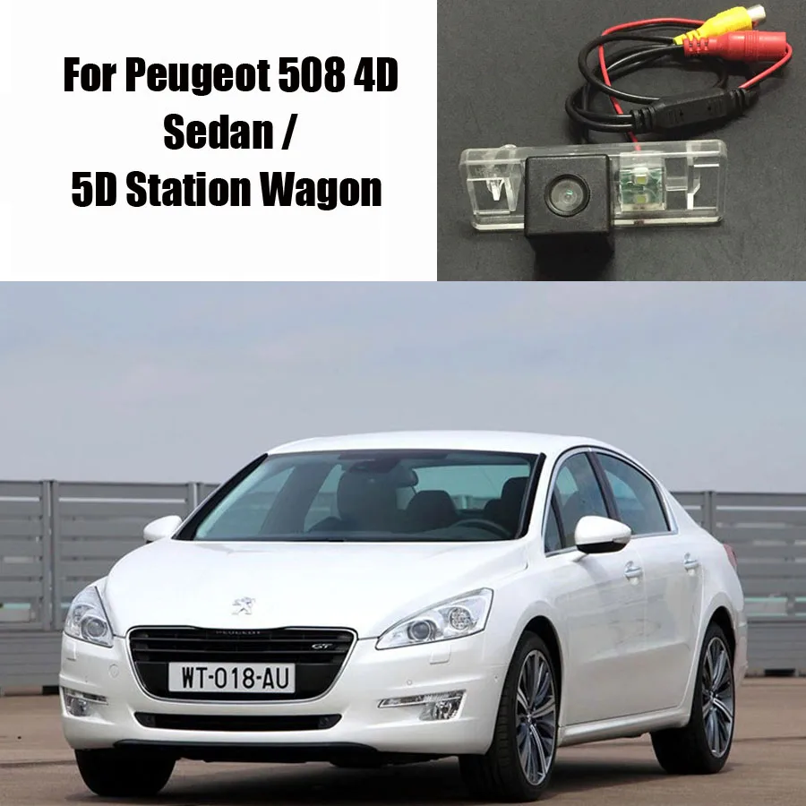 Thehotcakes заднего вида Камера для Peugeot 508 4D Sedan / 5D универсал/Обратный Камера/номерного