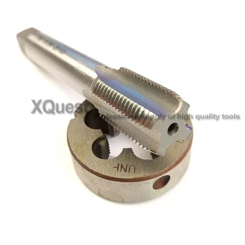 2 шт. единый винт Левый ручной кран набор штампов unc 5/8 UNC5/8 11 LH круглые краны с