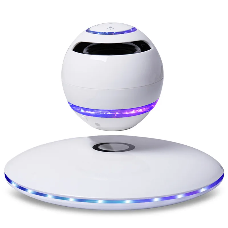 Creativity Magnetic suspension rotating speaker bluetooth Bass Portable for Subwoofer Separate HIFI wireless computer speakers |